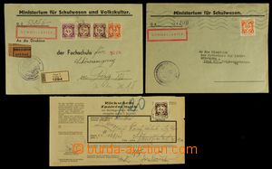 125431 - 1942 comp. 3 pcs of entires, contains letter in the place wi