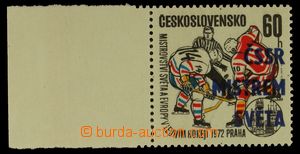 125731 - 1972 Pof.1961DV21, ČSSR mistrem světa, hodnota 60h, krajov