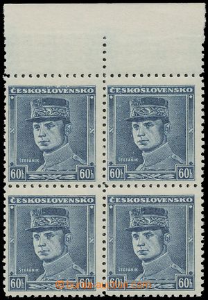 126289 - 1939 Alb.1, Modrý Štefánik 60h, bez přetisku, krajový 4