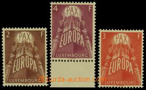 126311 - 1957 Mi.572-574, EUROPA, complete set, highest value 4F marg