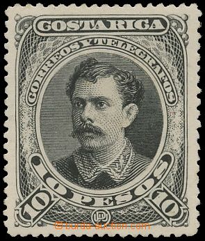 126433 - 1889 Mi.28, Prezident Bernando Soto, koncová hodnota 10Pe, 