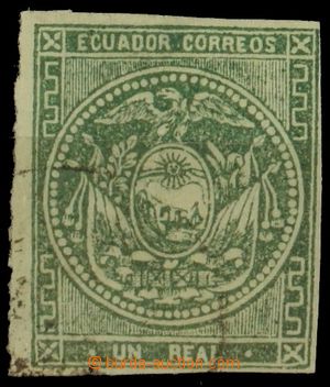 126543 - 1865 Mi.2x, Znak 1R, zelená, I. emise, standardní střih, 