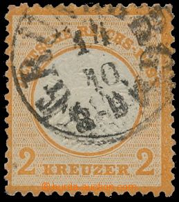 126883 - 1872 Mi.24, German Eagle - big shield 2 Kreuzer orange, phot