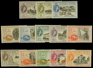 127238 - 1956 Mi.176-188; SG.210-222, Krajinky a Alžběta II., kompl