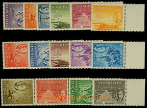 127239 - 1952 Mi.154-168; SG.158-172, Jiří VI., kat. SG £80