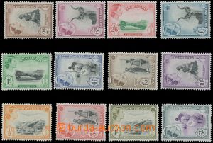 127241 - 1961 Mi.55-66; SG.53-64, Alžběta II, kat. SG £75