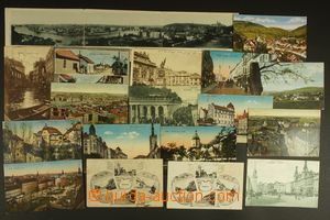 127348 - 1915-25 [SBÍRKY]  ČECHY a MORAVA - sestava 18ks pohlednic,