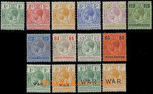 127393 - 1913-21 Mi.66-75, 80-83; SG.101-110, 116, 118-120, George V.