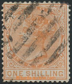 127409 - 1879 Mi.6IIC; SG.16, Královna Viktorie 1Sh oranžová, kat.