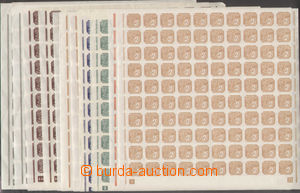 127410 - 1939-43 Pof.NV1, 3, 4, 6, 10 4x, 17 2x, 18 2x, comp. 12 pcs 