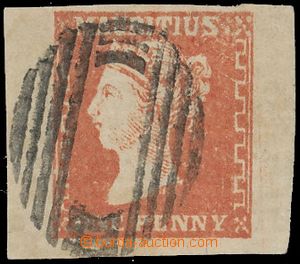 127421 - 1859 Mi.7; SG.42, Královna Viktorie 1P červená, luxusní 