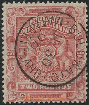 127455 - 1892 Mi.9; SG.11, Znak £2 červená, DR BOLUWAYO, kat. 