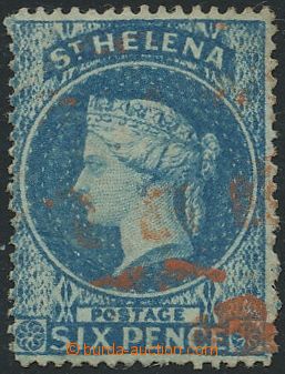 127457 - 1861 Mi.2A; SG.2, Královna Viktorie 6P modrá, sign. Calves