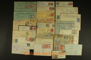 127601 - 1921-23 [COLLECTIONS]  selection of 25 pcs of letters from H