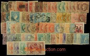 127722 - 1850-1905 sestava 80ks, většinou klasické známky, prům