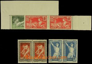 127747 - 1924 Mi.169-172, Olympijské hry, 2-pásky, kat. 140€