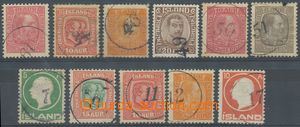 127755 - 1902-12 comp. 11 pcs of postage stmp with postal agency pmk 