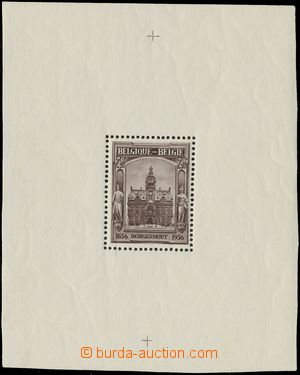 127763 - 1936 Mi.Bl.4, miniature sheet Borgerhout, hinge out of stamp