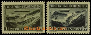127768 - 1931 Mi.114-115, Zeppelins, nicely centered, c.v.. 250€