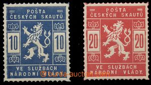 127837 - 1918 Pof.SK1-2, Skautské, kat. 400Kč