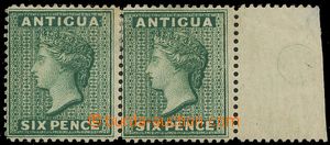127967 - 1872 Mi.5aC, Královna Viktorie 6P modrozelená, P2, ŘZ 14,