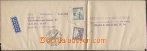 127990 - 1956 letecká zásilka, novinový rukáv adresovaný do Šv