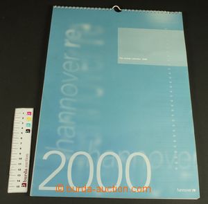 128308 - 2000 THE STAMP CALENDAR  numbered, with certificate Hugo Hö