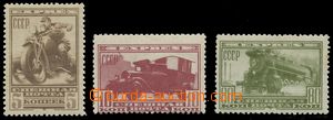 128363 - 1932 Mi.407-409, Expresní pošta, lomy v lepu, tužkou ozna