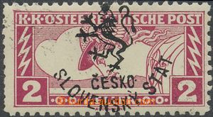 128463 -  Pof.RV62B, Hluboka issue (Mareš's overprint), Express stam