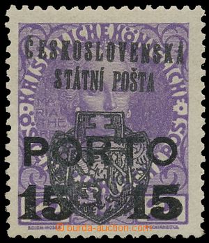 128465 -  Pof.RV-N, Prague overprint II., Austrian Postage due stmp M