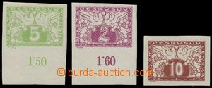 128473 - 1919 Pof.S1-3N, Express 2h - 10h, on white paper, 2x lower m