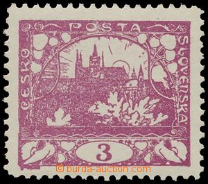 128545 -  Pof.2D, 3h fialová, ministerské zoubkování ŘZ 11½