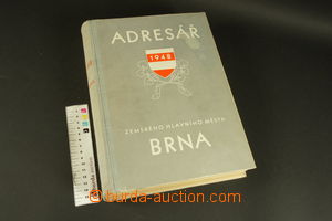 128560 - 1948 BRUNENSIA  Adresář zemského hlavního města Brna, P