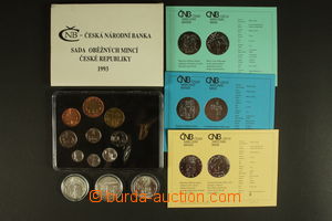 128571 - 1993 [SBÍRKY]  ČSR I.  ročníková sada oběžných minc