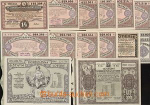 128582 - 1923-34 CZECHOSLOVAKIA 1918-39  comp. 15 pcs of tickets clas