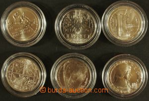 128654 - 1988-93 ČSR II.  sestava 6ks pamětních mincí Ag 100Kč (