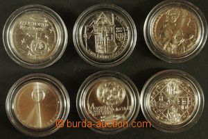 128655 - 1987-93 ČSR II. sestava 6ks pamětních mincí Ag 100Kč (