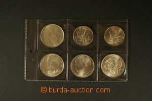 128659 - 1970-88 ČSR II. sestava 6ks pamětních mincí Ag 50Kč (Le