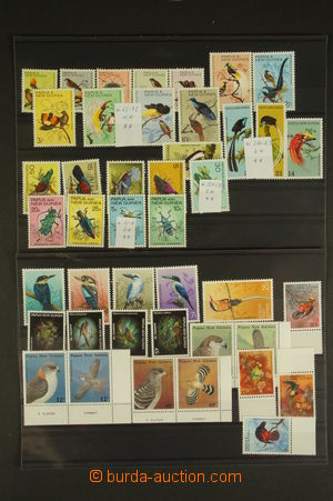 128666 - 1970-80 [SBÍRKY]  sestava známek s námětem Ptáci a Brou