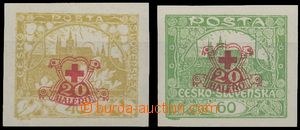 128716 -  Pof.170-171Nc, Red Cross, unissued, imperforated, additiona
