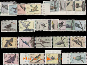 128748 - 1951 Mi.339-362, Ptáci, kompletní série, hodnota 2,5A - l