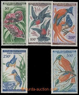 128750 - 1961-63 Mi.82-86, Ptáci, kat. 44€
