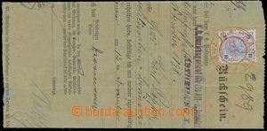 128823 - 1898 zpáteční lístek do Výmaru vyfr. zn. Mi.54, červen