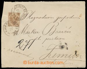 128836 - 1891 Reg letter to Zemunu with Mi6I, CDS K.u.K.. MILIT. POST