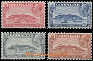 128841 - 1931 Mi.96-99A, postage stmp Rock of Gibraltar, c.v.. 45€
