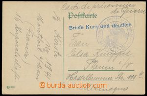 128868 - 1915 ZAJATECKÁ POŠTA  korespondenční lístek do Německa