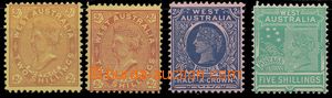 128896 - 1902 Mi.56-58, Královna Viktorie, sestava 4ks známek, svě