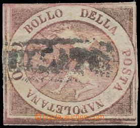 128903 - 1858 Mi.7; Sas.14, Coat of Arms 50Gr brown-rose, wide margin