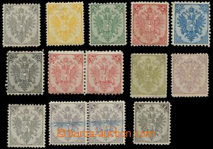 129094 - 1879 Mi.1-5I, 7-9I, Dvojhlavá orlice, kompletní série kam