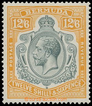 129152 - 1932 Mi.84; SG.93, Jiří V. 12´6Sh oranžová / černá, k